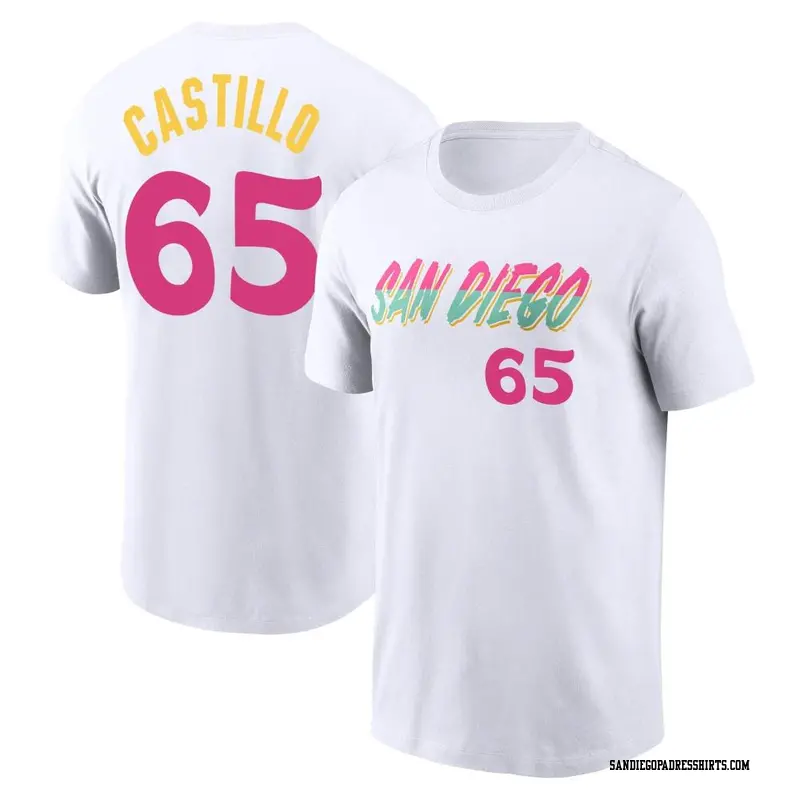 2018 San Diego Padres Jose Castillo #65 Game Used Navy Jersey SDP1083